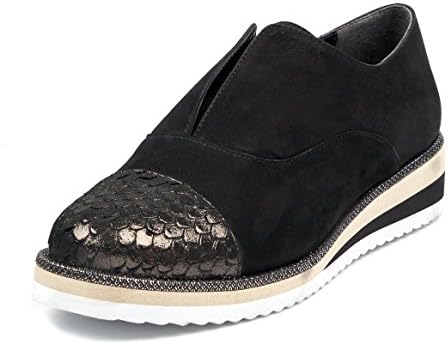 BOBERCK Lennon Colection Women's Casual Fashion Trainers Shoes (10 US, Black)
