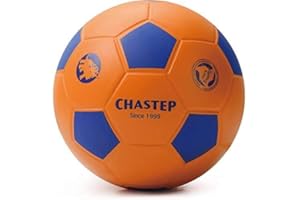 Chastep 8" Foam Soccer Ball Schaumstoffball Perfekt für Kinder oder Anfänger. Spielen und trainieren Sie Soft Kick & Safe (Orange/Blau)