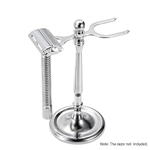 Anself Shaving Brush Stand and Brush Holder Aluminium Alloy with Non-slip Base - Image 4