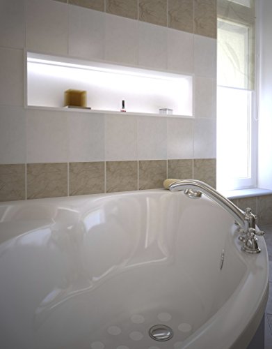 Kara Grip Anti Rutsch Sticker Dusche feine Punkte 5 mal 8 Stk also 40 Stk a 5 cm, anstatt Duschmatte, Wanneneinlage oder Badematte rutschfeste Anti Rutsch Streifen Matten - 8