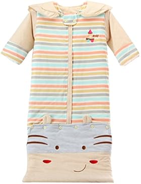 Baby Schlafsack Kinder Schlafsaecke mit abnehmbar Langarm Winter fuer 18-21 Grad