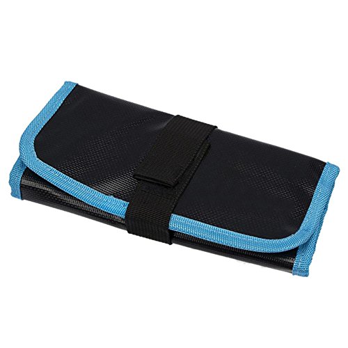 Preisvergleich Produktbild Angelköder Fischkörder Tasche Wasserdicht Angelhaken Aufbewahrungstasche Köderbox Angeltasche Blinkertasche für Karpfenköder Baittasche 32x22.5cm Blau