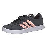 Bequemer Tragekomfort adidas Performance VL Court 2.0 Sneaker Damen schwarz/pink, 6.5 UK - 40 EU - 8 US
