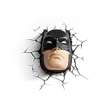 DC Comics Batman Maske Wandlampe 3D Light FX LED Kinderlampe -Nachtlicht für kinder mit automatische Abschaltung und wandaufkleber - 4