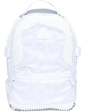 Sprayground White Knit Camo Rubber Spython Backpack - White