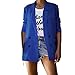Produktbild serliyDamen Blazer Elegant Cardigan Leicht Dünn Business Büro Jäckchen Einfarbig Casual Mantel Jacke Langarm Sakko Slim Fit Offnung Anzüge