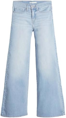 Levi's Jeans da Donna 318 Shaping Wide Leg, Tall Glass of Water, 28W x 30L