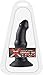 Produktbild NMC Xtra Around Butt Plug - Analplug mit starkem Saugfuß - Form Penisform, unten strukturiert - Länge 15 cm - Durchmesser 48 mm, schwarz, 1 Stück