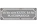 Produktbild Blechschild METALLSCHILD Dekoschild ICH BIN NICHT KLEIN Spruchschild Geschenk