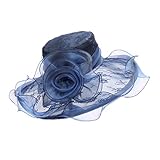 👒 Dieser fabelhafte Hut mit breiter Krempe hat eine Krempe, die rundherum 3,5 Zoll ist. Passend für den Kopfumfang. Eine Größe passt meistens. Es gibt ein Windseil im Inneren