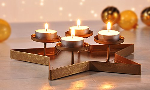 Haushalt International Portacandela a Forma di Stella