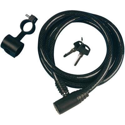 Preisvergleich Produktbild ProFEX Kabelschloss 68002 Schwarz Schlüsselschloss