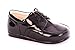 Baby Boys Black Patent Lace Up Shoes