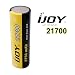 Produktbild 1x iJoy 21700 Akku 3750mAh 40A 3,7V Hochleistungsakku Flat Top. Ideal für e-Shishas, e-Zigaretten, RC-Modellbau und Powertool Batterien