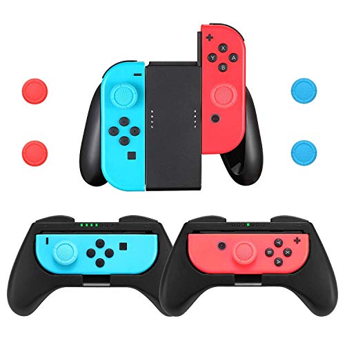 TPFOON Soporte Empuñadura Confort Mando Joy-con para Nintendo Switch 3 Paquetes