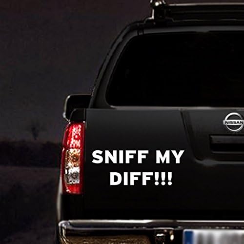 SNIFF MY DIFF 4X4 LANDROVER DEFENDER OFF ROADING FUNNY STICKER