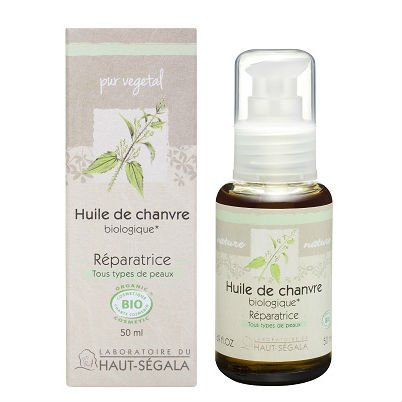 Les huiles végétales de chanvre vierge biologique 50 ml