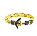 Produktbild XBY.mi 1PCS Anker männlichen und weiblichen Armband Polyester Seil Armband Gelb 