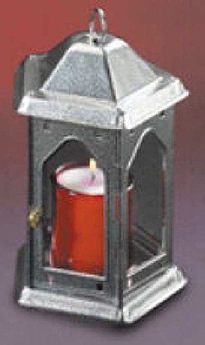 Preisvergleich Produktbild Grableuchte, Grablaterne Stahlblech - Penta, silber-schwarz