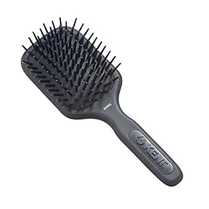 Kent AH8G Detangle and Grooming Hair Brush, Black