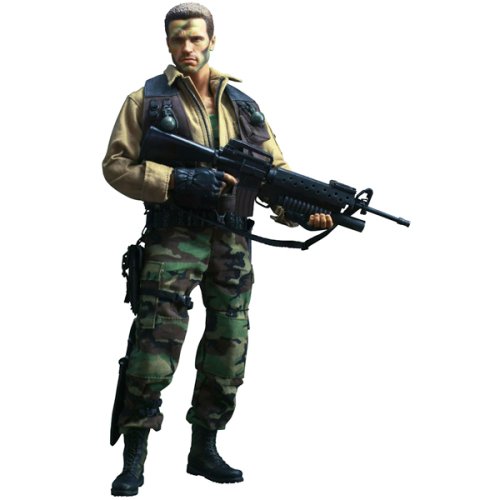 Major Dutch Schaeffer Figure 1:6th Scale Deluxe Action Figure - Predator 12 Inch Hot Toys Movie Masterpiece