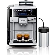 Siemens EQ.6 Plus s700 TE657503DE Kaffeevollautomat (1500 Watt, Keramik-mahlwerk, Touch-Sensor-Direktwahltasten, Doppeltassenbezug) edelstahl + Isolierter Milchbehälter (0,5 Liter)