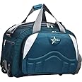 ASTRO Duffel Bag Travel Waterproof Bag With 2 Wheels For Easy Carrying Lightweight Polyester 60 L Expandable Duffle Travel Bag, Green White, 25 Cm