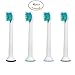 Produktbild U-Prime Ersatz Aufsteckbürsten,kompatibel mit Philips Sonicare ProResults Mini HX6024/31 Aufsteckbürsten Compact(für elektrische Zahnbürsten),4 Stück(1er Pack).