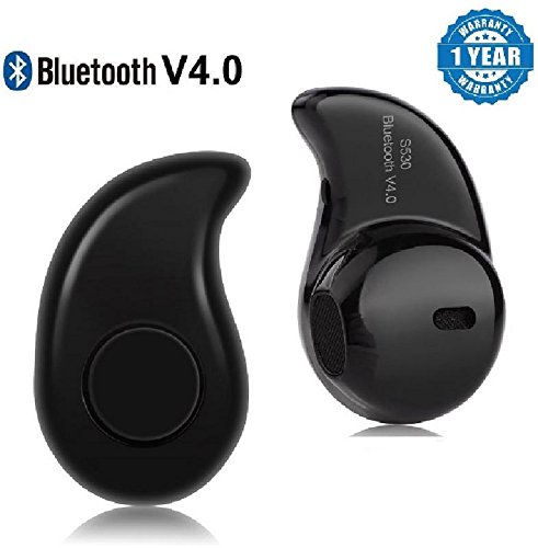 Nishchay Mini Style Wireless Bluetooth Beige S530 1Pcs In-Ear V4.0 Stealth Earphone - Black RS.185 (88.00% Off) - Amazon