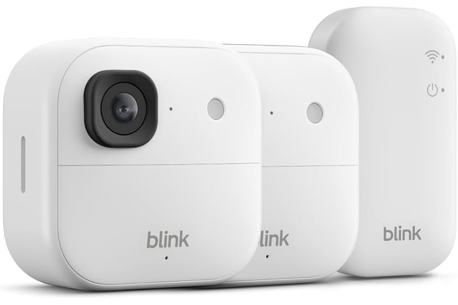 Cámara exterior 2K+ Blink (última generación) — cámara de seguridad inteligente inalámbrica, resolución de vídeo 2K, módulo d
