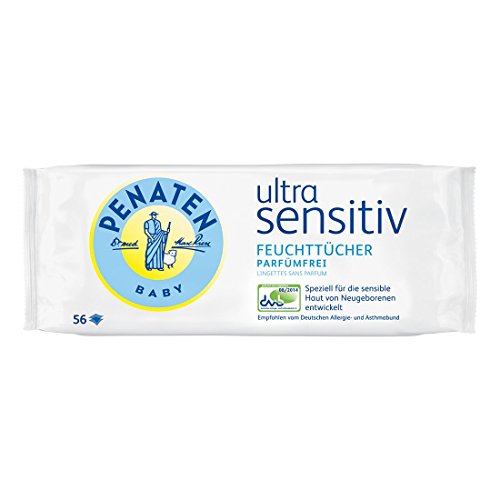 Penaten Ultra Sensitiv Tücher parfümfrei, 4x 56 Tücher (gesamt 224 Tücher) - 3