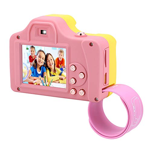 Preisvergleich Produktbild Kinder-Digitalkamera – vollautomatischer Betrieb, elektronischer Anti-Shake, HD, LCD-Bildschirm, USB, lange Standby, Spielzeug für Jungen / Mädchen, Weihnachts- / Geburtstagsgeschenk, rose, Free Size