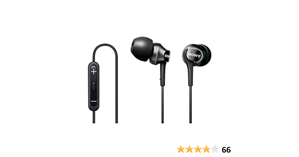 Sony MDR-EX100 In-Ear Headphones for iDevice with In Line Remote and Mic -  Black: Amazon.co.uk: Electronics \u0026 Photo