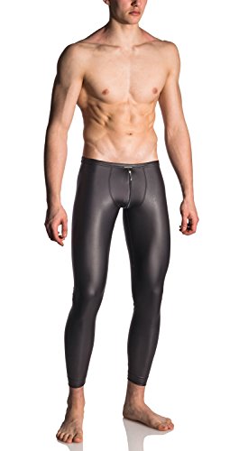 Preisvergleich Produktbild MANstore M510 Zipped Leggings - Black / schwarz - Gr.L