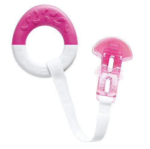 MAM Starter & Clip Teether - Pink