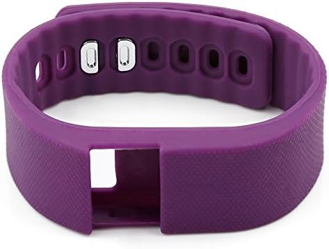 Soft Silicone Band for Amytech Fitness Tracker in 6 Colors … (Purple)