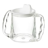 Homecraft Caring Mug, Large Spout Opening, Non-Retail Packed, Two-Handled Mug for Easy, Mess-Free Drinking, Cup with Easy to Grip Contoured Handles for Users with Limited Grip Strength or Disabilities