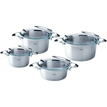 Fissler Topfset korfu / 5-teilig / Edelstahl Kochtopf Set