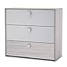Produktbild Kommode weiß akazie Anrichte Schrank Sideboard Schubladenkommode Aufbewahrung Kinderzimmer Jugendzimmer Schlafzimmer