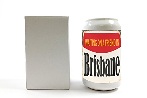 Spardose Stadt Brisbane Australien Keramik bedruckt