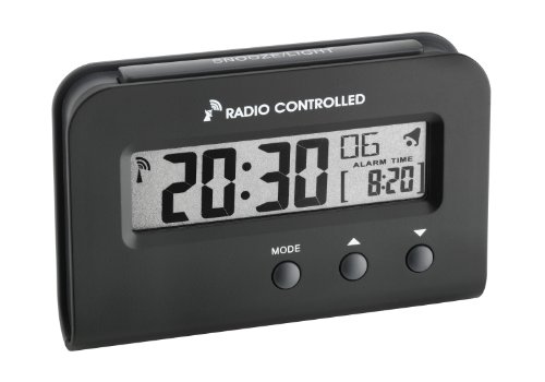 TFA 60.2513.01 Funk-Wecker, schwarz