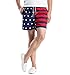 Produktbild Hffan Herren Badehose Badeshorts Männer Badehose Badehose Quick Dry Beach Surfing Laufen Watershort Beachshort Schwimmhose Drucken männer bikini bademode schwimmhose badehose (Blau, M)