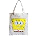 Produktbild fabulous Große Tasche Sack Einkaufsbummel Strand Schüler Spongebob Squarepant