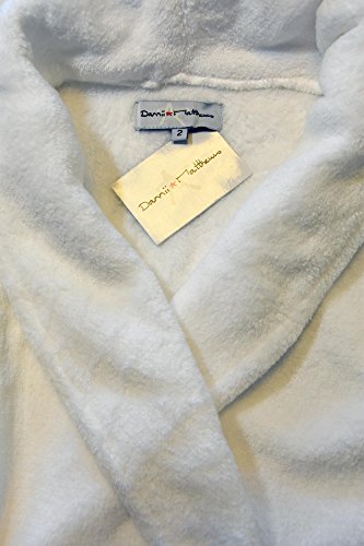 Damen Kurz Länge Corel Fleece Strings Baumwolle Bademantel mit Kapuze, 6 Farben, Klein – XL - 3
