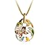 Yellow Chimes Swarovski Elements Queen of Versailles Enamel Crystal Pendant for Women and Girls RS.1195.00