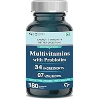 Carbamide Forte Multivitamin daily for Men and Women with Probiotics, antioxidants, Minerals- (180 Tablets)