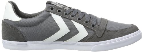 Hummel Sneaker Unisex Erwachsene – SLIMMER STADIL LOW – Freizeitschuh div. Farben – Halbschuh Leinen / Wildleder – Klassik Turnschuh Comfort Sohle - 6