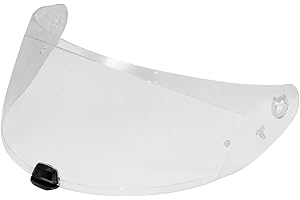 VCOROS Visiera Casco per HJC i70 i10 HJ-31,Visiera per Casco Integrale,Sostituzione della Visiera della Lente del Casco del Parabrezza del Motocicl(Arcobaleno) (Trasparente)