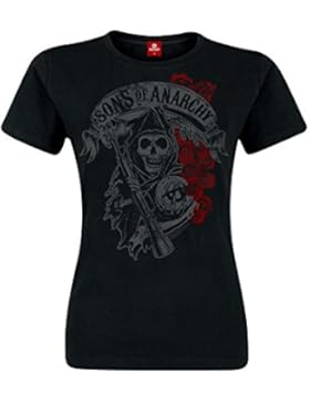 Sons of Anarchy Reaper & Roses Girl T-shirt black