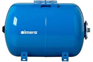 GRESINEX Imera - Vaso de Expansión Horizontal Para Grupo de Presión y Bombas - 10 Bar - Membrana EPDM Intercambiable - Certificado EU (24L)